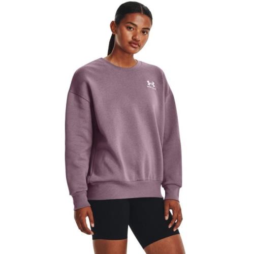 Under Armour Dámska Mikina Essential Fleece OS Crew Purple MM