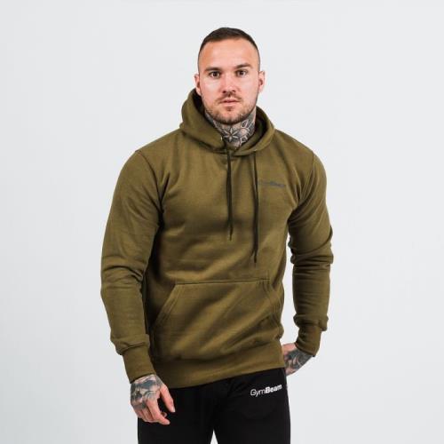 GymBeam Mikina Athlete Military Green Black M
