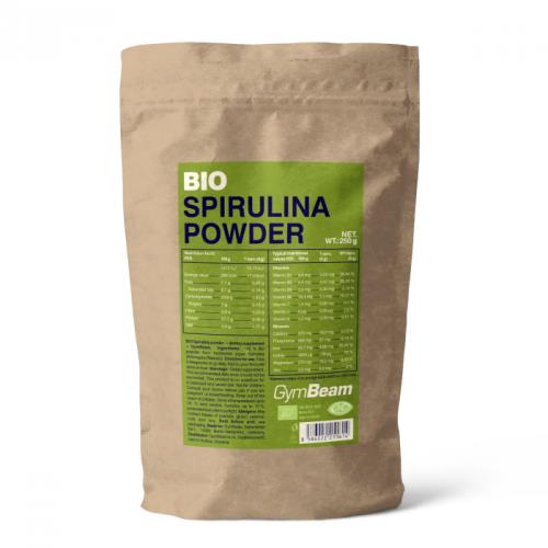 GymBeam BIO Spirulina prášok 250 g cookies & cream