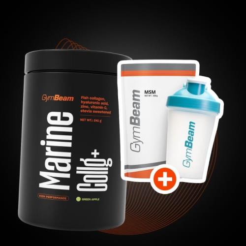 GymBeam Marine Collg+ 241 g zelené jablko