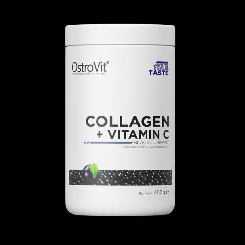 OstroVit Kolagén + Vitamín C 200 g Malinová limonáda s mätou