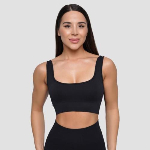 GymBeam Bezšvová športová podprsenka Lift Black M