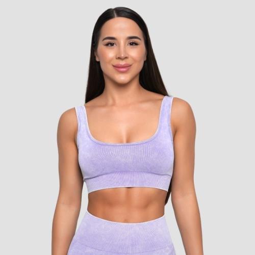 GymBeam Bezšvová športová podprsenka Lift Violet L