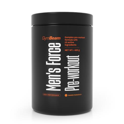 GymBeam Men‘s Force Pre-Workout 420 g lesné ovocie