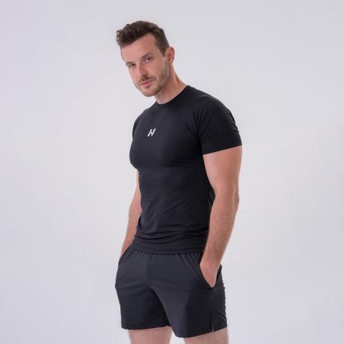 NEBBIA Pánske Tričko Slim-fit Black XXLXXL