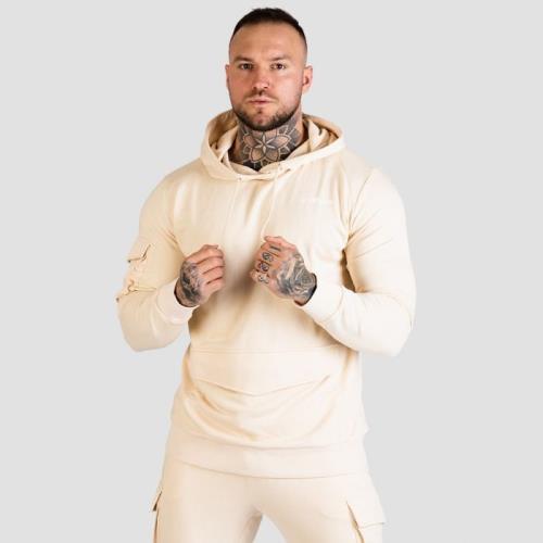 GymBeam Mikina TRN Hoodie Sand SS