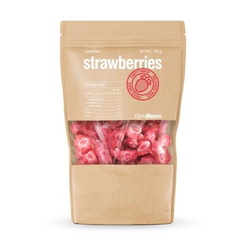 GymBeam Lyofilizované jahody 100 g