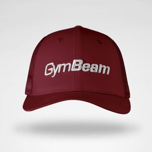 GymBeam Šiltovka Mesh Panel Cap Burgundy UNI