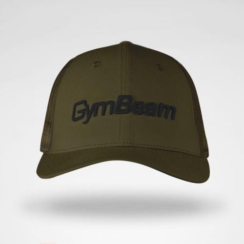GymBeam Šiltovka Mesh Panel Cap Military Green UNI