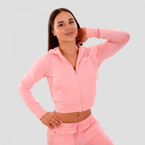 GymBeam Dámska mikina Zip-up TRN pink XSXS