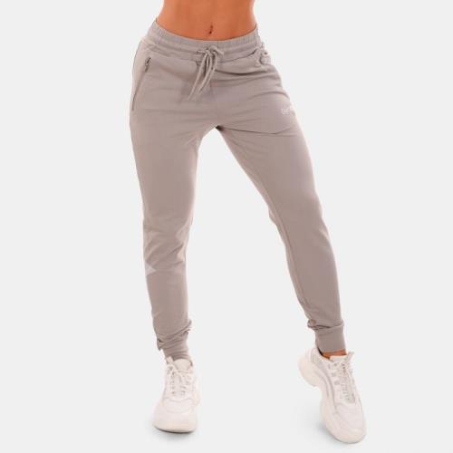 GymBeam Dámske tepláky TRN grey LL