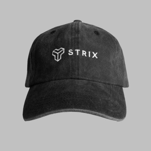 STRIX Šiltovka Washed Black