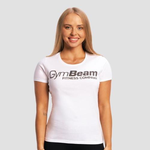 GymBeam Dámske tričko Fitness White M
