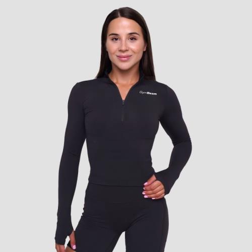GymBeam Dámsky športový top Ignite Black SS