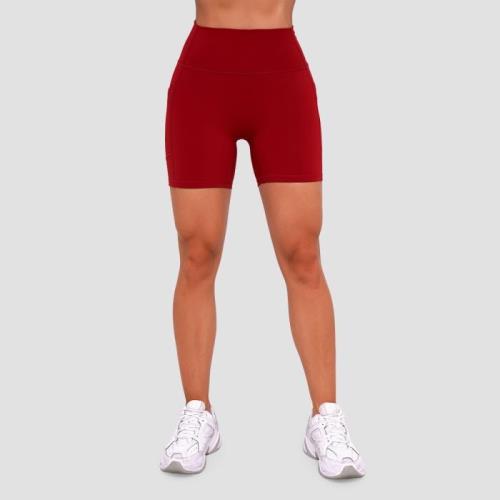 GymBeam Dámske šortky Ignite Dark Red LL