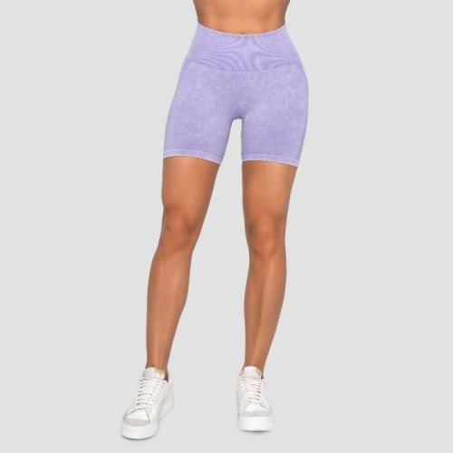 GymBeam Dámske bezšvové šortky Lift Violet S