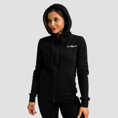 GymBeam Dámska mikina so zipsom Limitless Black XXLXXL