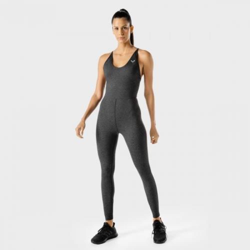 SQUATWOLF Dámsky overal Strappy Catsuit Black Marl M