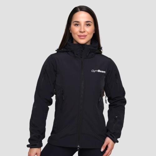 GymBeam Dámska bunda Softshell Black SS