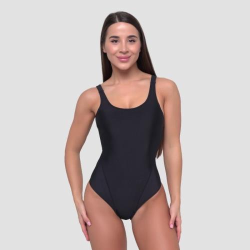 GymBeam Športové jednodielne plavky Black L