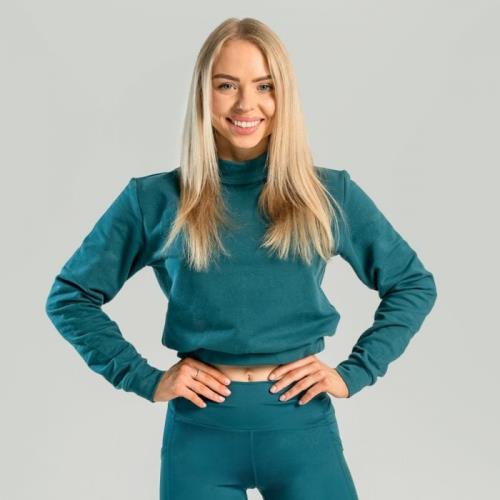 STRIX Dámska mikina Essential High-Neck Deep Teal SS