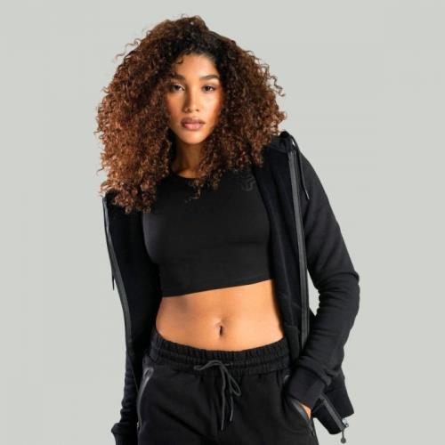 STRIX Dámska mikina so zipsom Nova Black SS