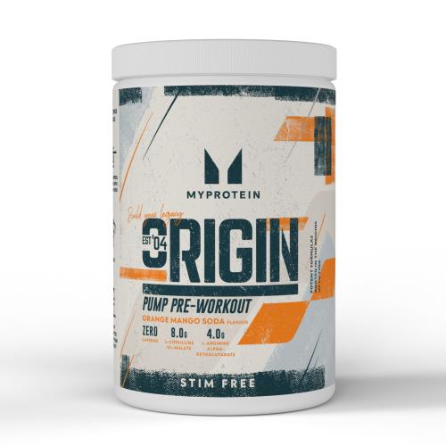 Predtréningová zmes bez stimulantov Origin Stim-Free Pre-Workout - 30servings - Orange Mango Soda