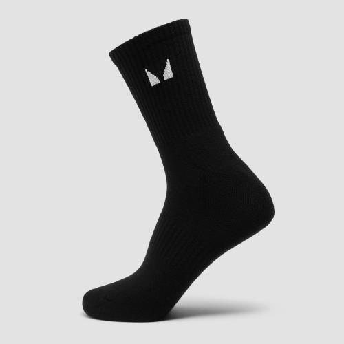 MP Unisex Crew Socks (1 Pack) - Black - UK 2-5