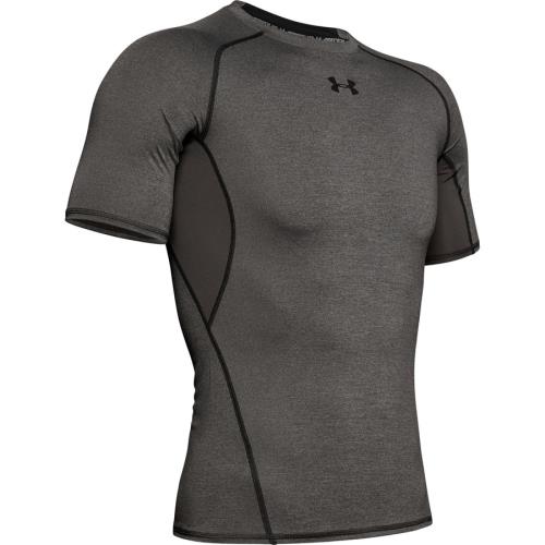 Under Armour HG Armour SS Carbon Heather - L