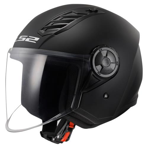 LS2 OF616 Airflow II Solid Matt Black M (57-58)