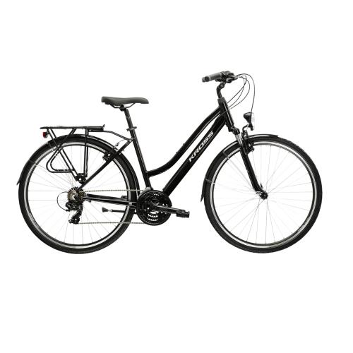 Kross Trans 1.0 28" SR - model 2025 čierna / šedá / strieborná / lesk - L (19", 168-180 cm)