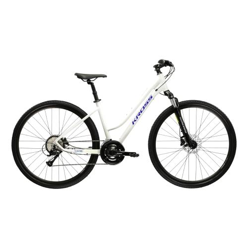 Kross Evado 4.0 28" - model 2025 šedá / námornícka modrá / lesk - L (19", 168-180 cm)