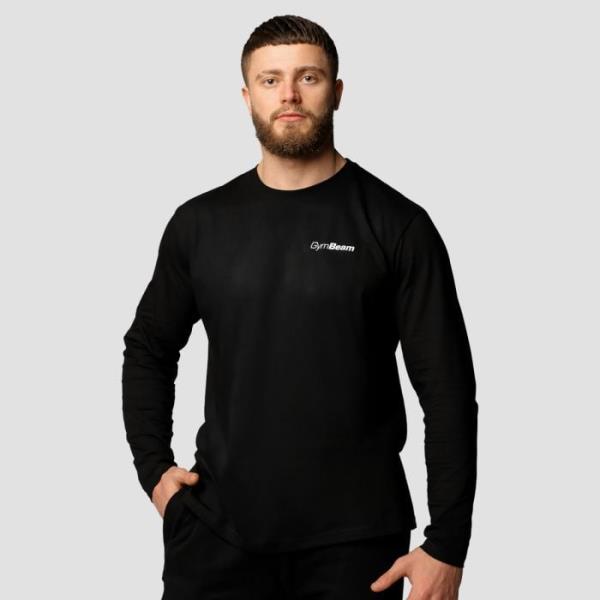 GymBeam Tričko s dlhým rukávom Basic Black XLXL GymBeam Tričko s dlhým rukávom Basic Black XLXL